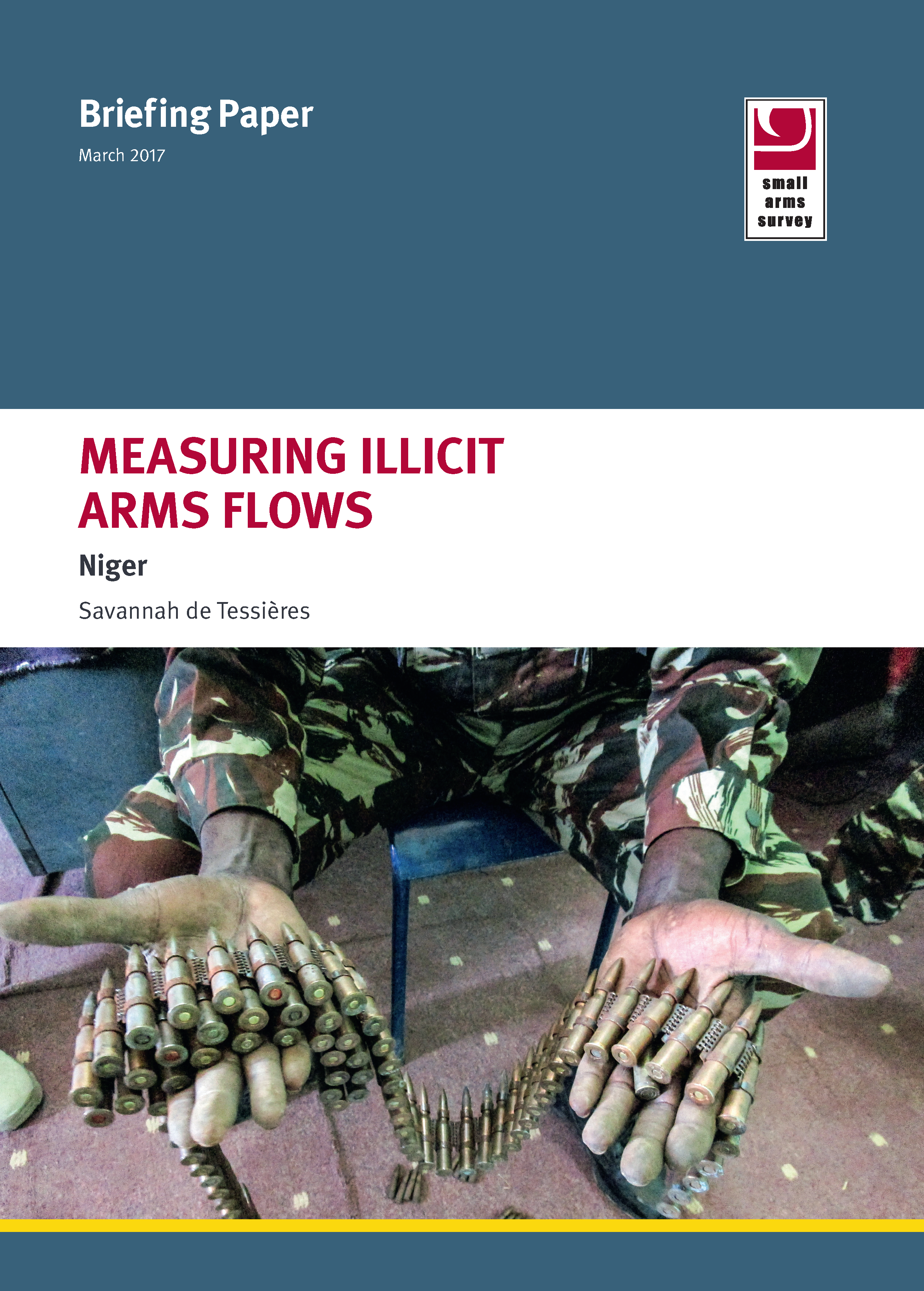 Monitoring illicit arms flows Niger BP cover